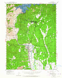 Redding 1944 topographic map preview