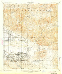 Redlands 1901 topographic map preview