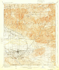 Redlands 1901 topographic map thumbnail