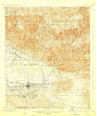 Redlands 1901 topographic map preview