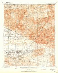 Redlands 1899 topographic map thumbnail
