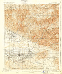 Redlands 1901 topographic map preview