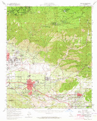 Redlands 1954 topographic map thumbnail