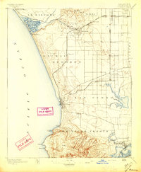 Redondo 1896 topographic map thumbnail