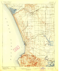 Redondo 1896 topographic map thumbnail
