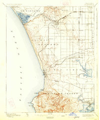 Redondo 1896 topographic map thumbnail