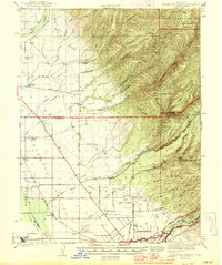 Richardson Springs 1944 topographic map thumbnail