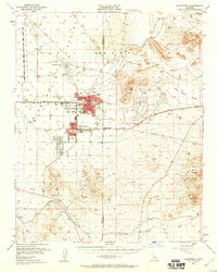 Ridgecrest 1953 topographic map thumbnail