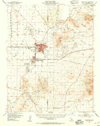 Ridgecrest 1953 topographic map thumbnail