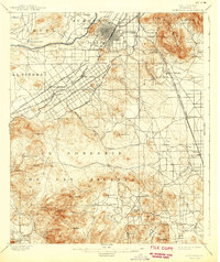 Riverside 1901 topographic map thumbnail