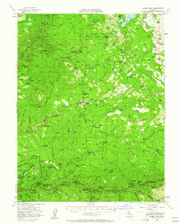 Robbs Peak 1952 topographic map thumbnail