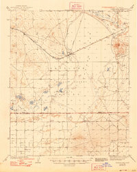 Rogers Lake 1942 topographic map thumbnail