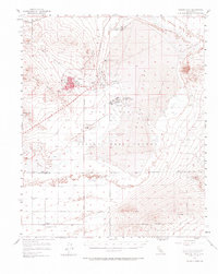 Rogers Lake 1956 topographic map thumbnail