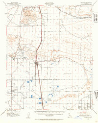Rosamond 1943 topographic map thumbnail