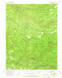 Saddle Mountain topographic map thumbnail