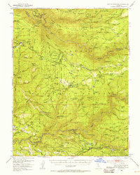 Saddle Mountain 1950 topographic map thumbnail