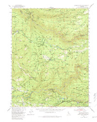 Saddle Mountain 1950 topographic map thumbnail