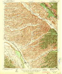 San Ardo 1943 topographic map thumbnail
