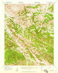San Benito 1957 topographic map thumbnail