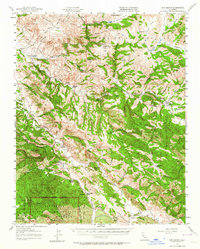 San Benito 1957 topographic map thumbnail