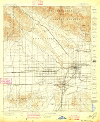 San Bernardino 1896 topographic map thumbnail