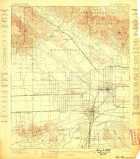 San Bernardino 1898 topographic map thumbnail