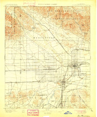 San Bernardino 1901 topographic map thumbnail