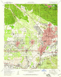San Bernardino 1954 topographic map thumbnail
