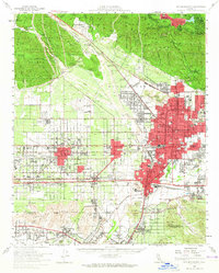 San Bernardino 1954 topographic map thumbnail