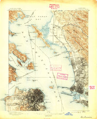 San Francisco 1895 topographic map thumbnail