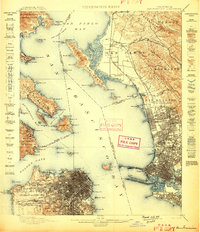 San Francisco 1899 topographic map thumbnail