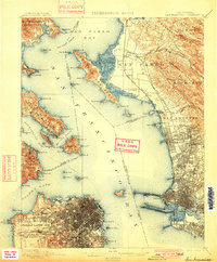 San Francisco 1899 topographic map thumbnail