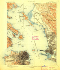 San Francisco 1899 topographic map thumbnail