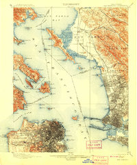 San Francisco 1899 topographic map thumbnail