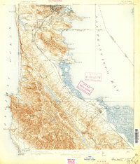 San Mateo 1896 topographic map thumbnail