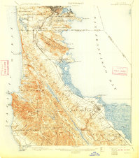 San Mateo 1899 topographic map thumbnail