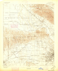Santa Monica 1896 topographic map thumbnail