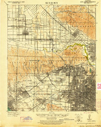 Santa Monica 1921 topographic map thumbnail