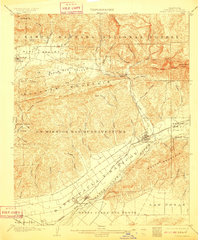 Santa Paula 1903 topographic map thumbnail