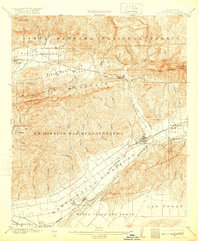 Santa Paula 1903 topographic map thumbnail