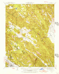 St. Helena 1942 topographic map thumbnail