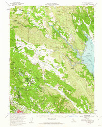 St. Helena 1960 topographic map thumbnail