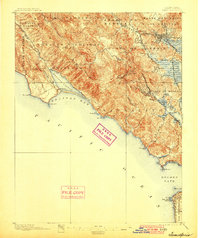 Tamalpais 1897 topographic map thumbnail