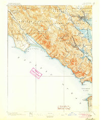 Tamalpais 1897 topographic map thumbnail