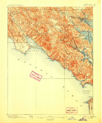 Tamalpais 1897 topographic map thumbnail