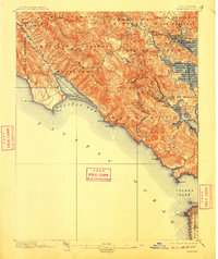 Tamalpais 1897 topographic map thumbnail