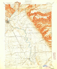 Tehama 1905 topographic map thumbnail