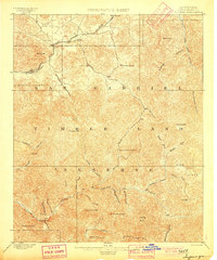Tujunga 1900 topographic map thumbnail