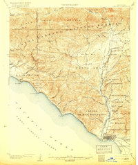 Ventura 1904 topographic map thumbnail