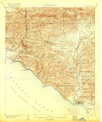 Ventura 1904 topographic map thumbnail